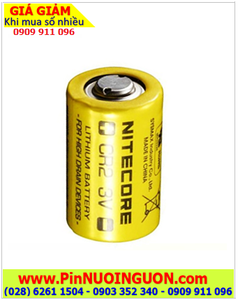 Pin Nitecore CR2 _ Pin lithium 3.0v Nitecore CR2 (Pin CR14250 không sạc) chính hãng Nitecore 